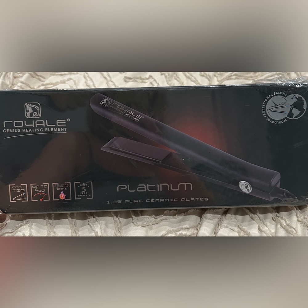 Royale Platinum Hair Straightener - Platinum